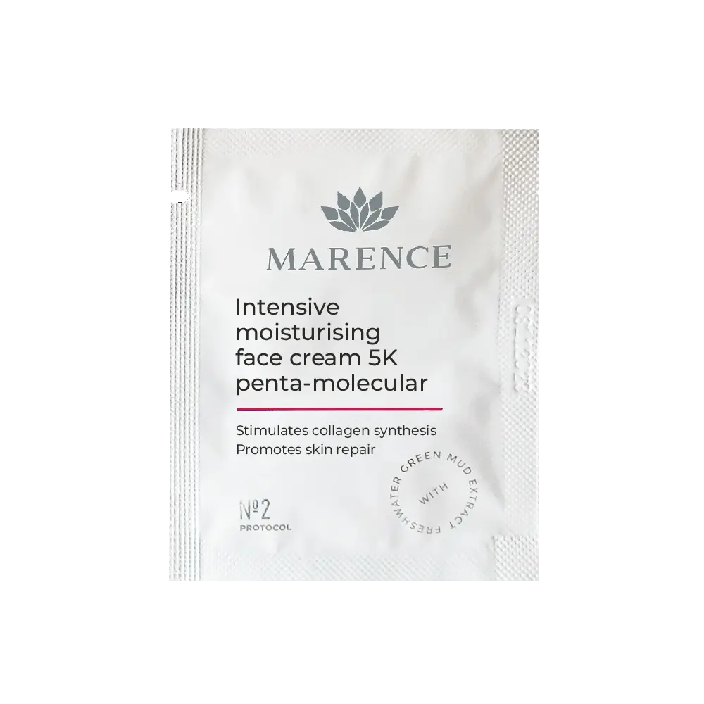 mockup Intensive moisturising face cream 2ml 1